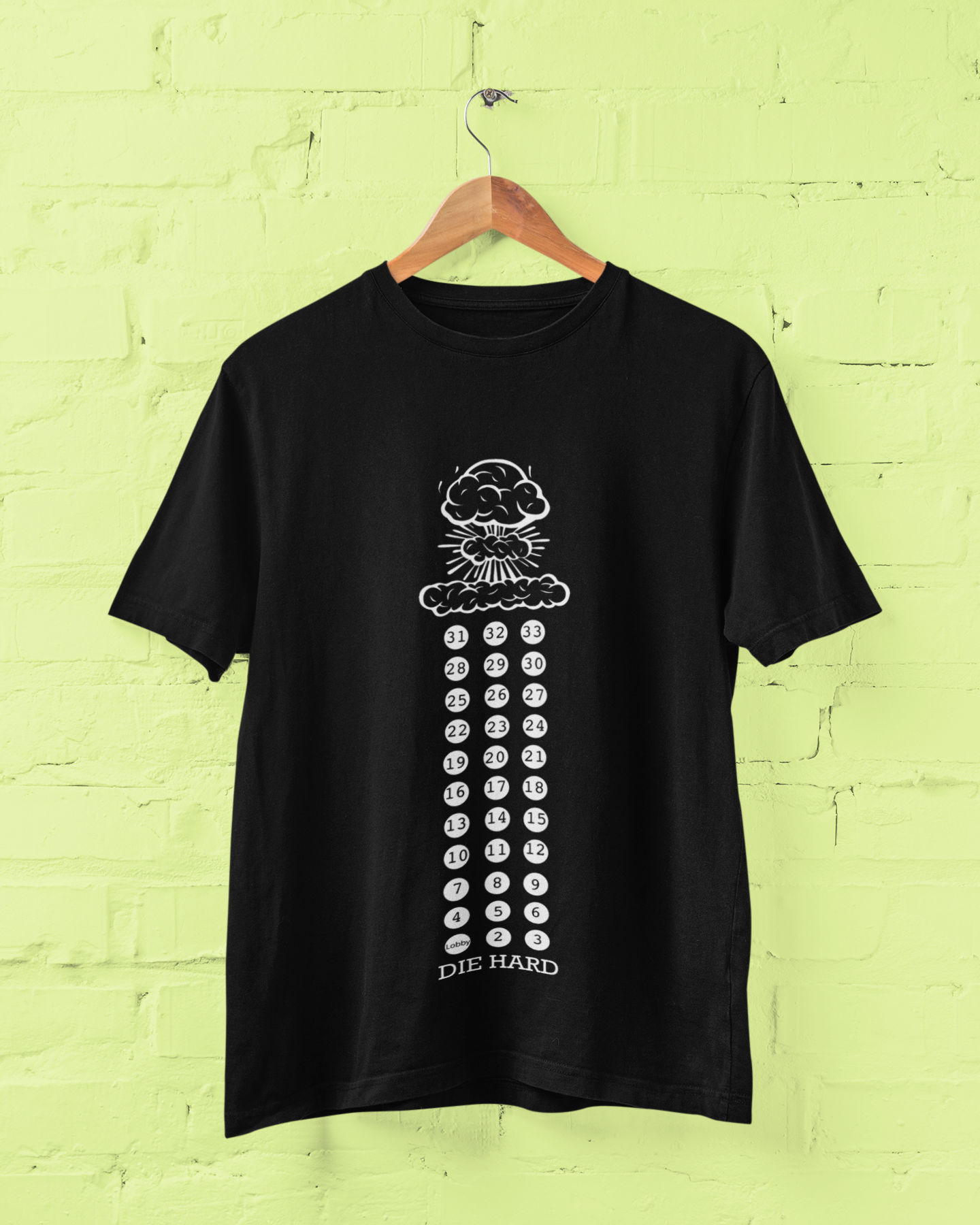 Sweaty Armpits Premium Unisex Printed T-shirts  Die Hard Action Thriller Minimalistic Design