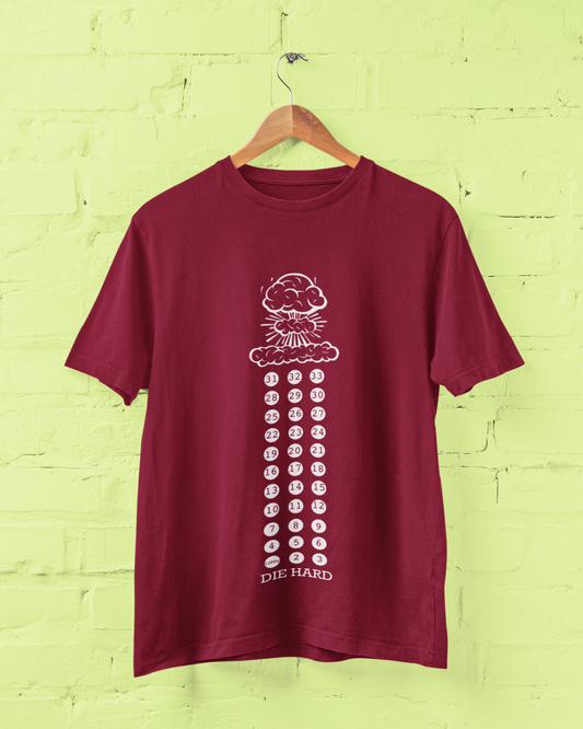 Minimalist movie-inspired T-shirt with a round neck and breathable 180 GSM material