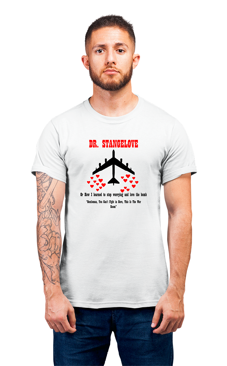 Sweaty Armpits Premium Unisex Printed T-shirt Dr. Strangelove, Stanley Kubrick, Iconic Movie,Cult Classic Movie  Minimalistic Design