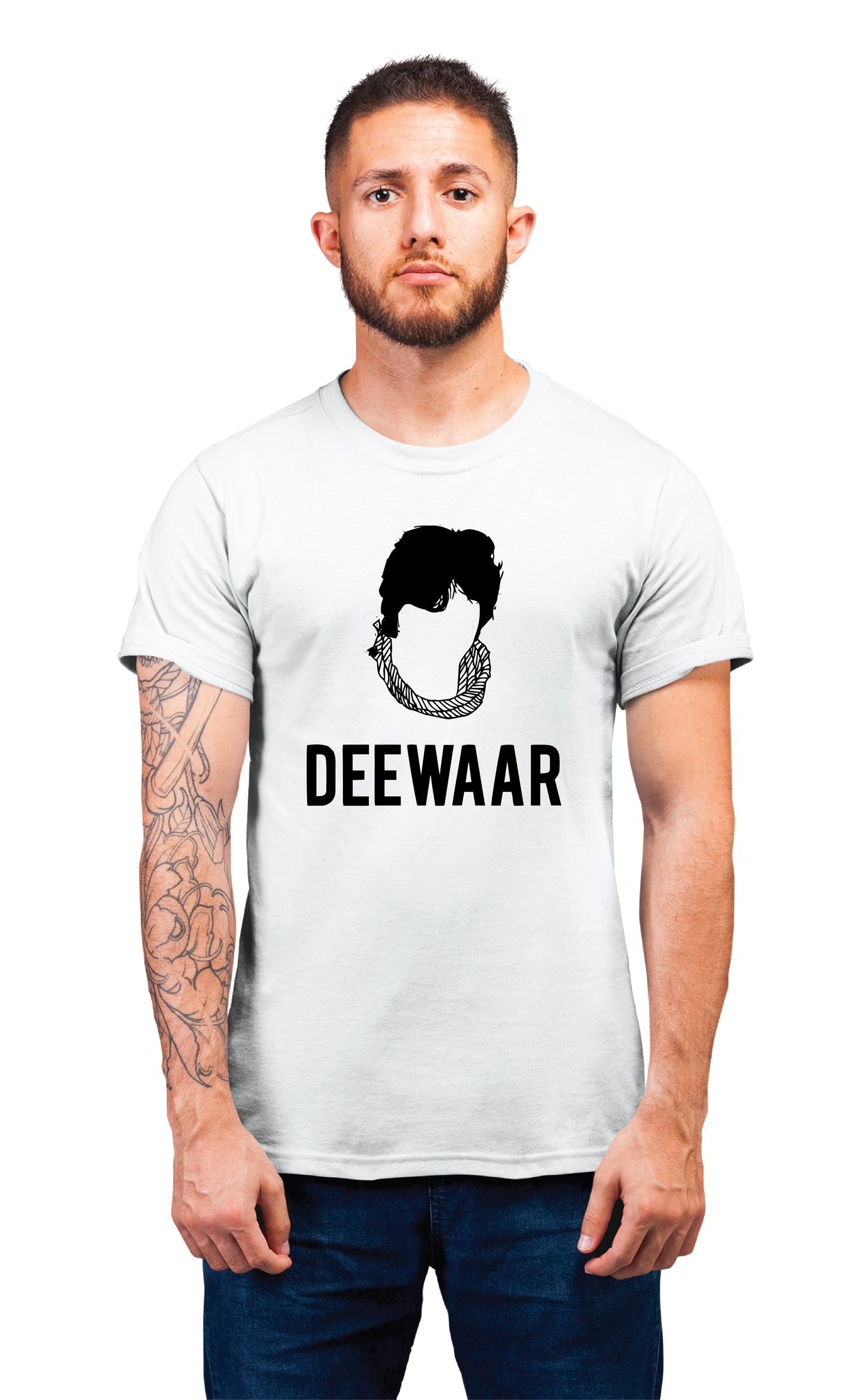 Sweaty Armpits Premium Unisex Printed T-shirtDeewaar Old Classic Hindi Movie,  Minimalistic Design