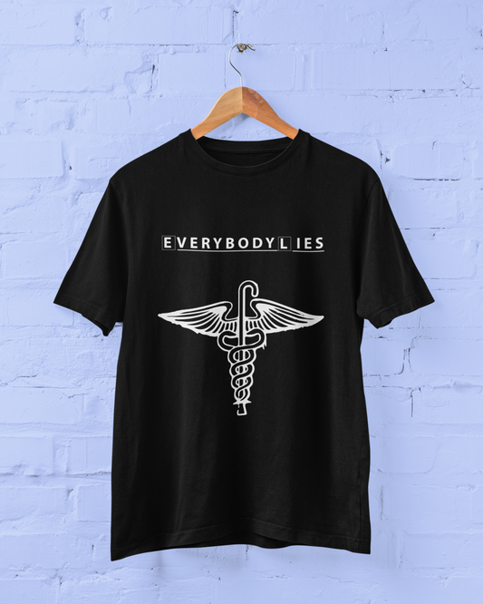 Everybody Lies House MD Special Minimalistic Design 180 GSM T-Shirt