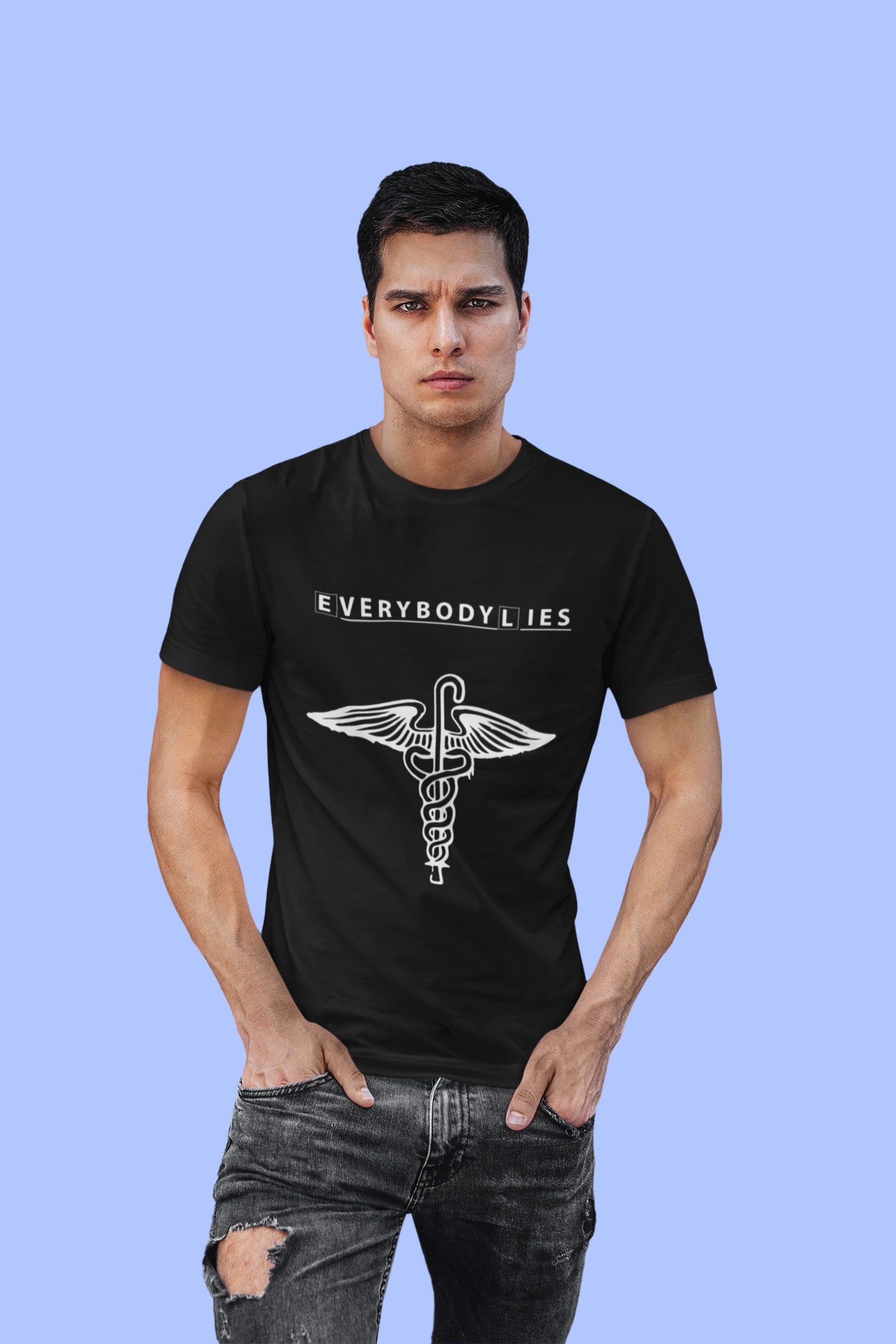 Everybody Lies House MD Special Minimalistic Design 180 GSM T-Shirt