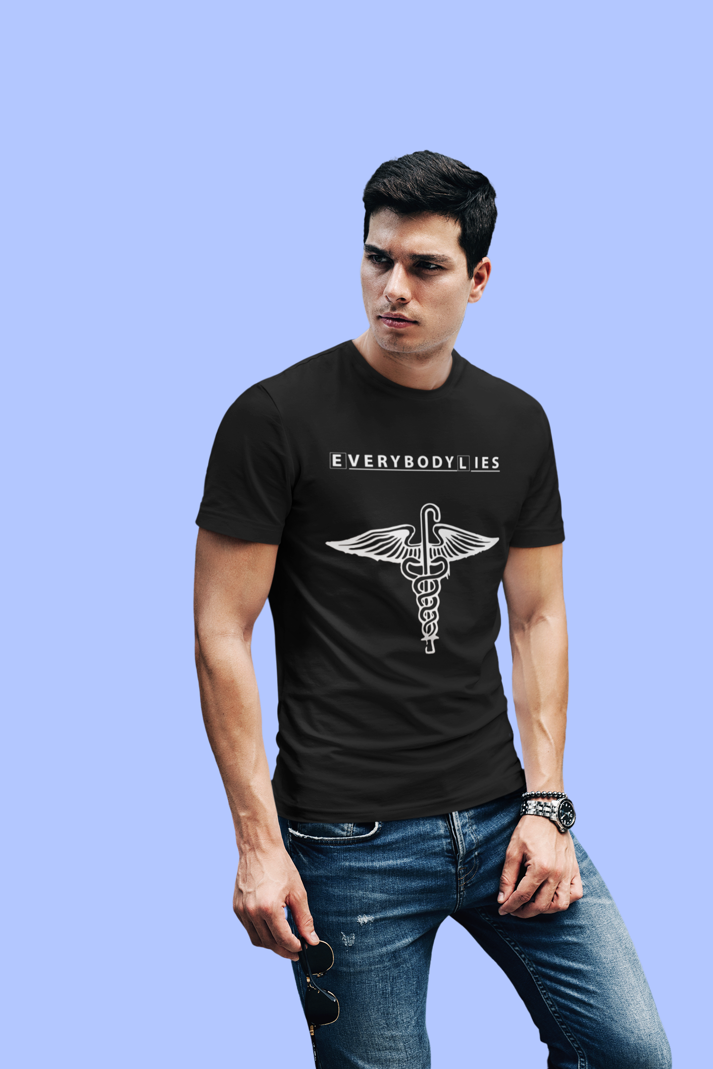 Everybody Lies House MD Special Minimalistic Design 180 GSM T-Shirt