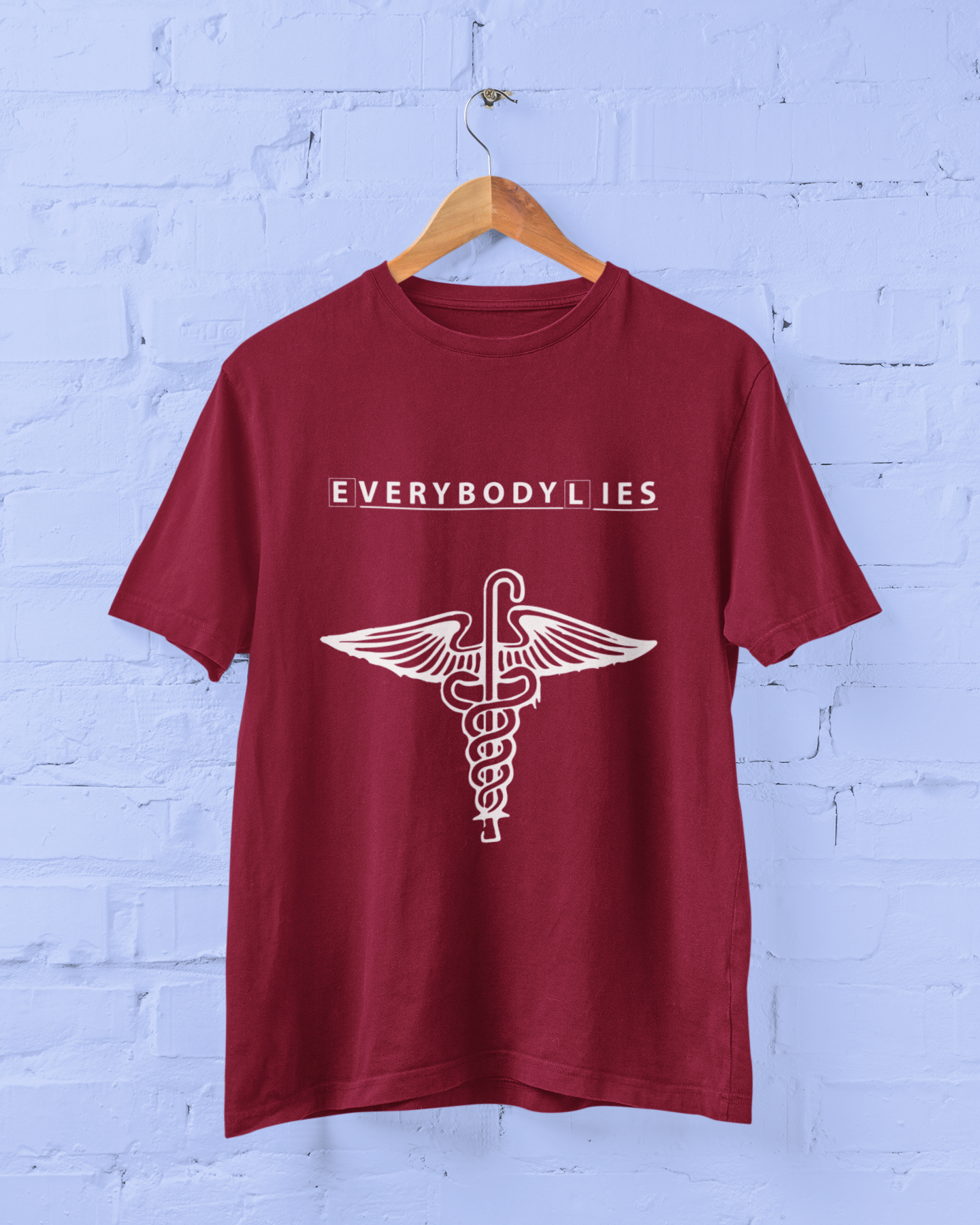 Everybody Lies House MD Special Minimalistic Design 180 GSM T-Shirt