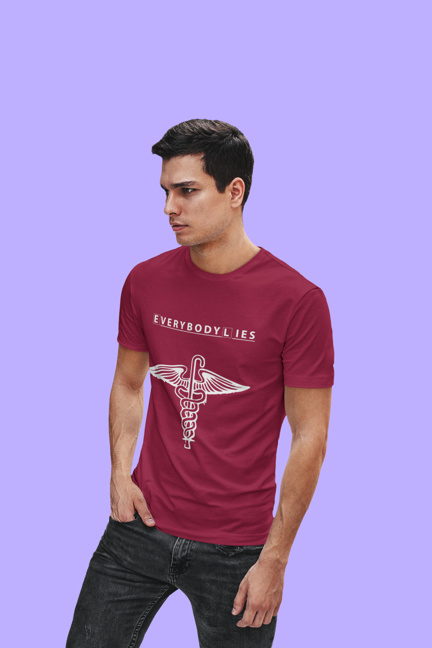 Everybody Lies House MD Special Minimalistic Design 180 GSM T-Shirt