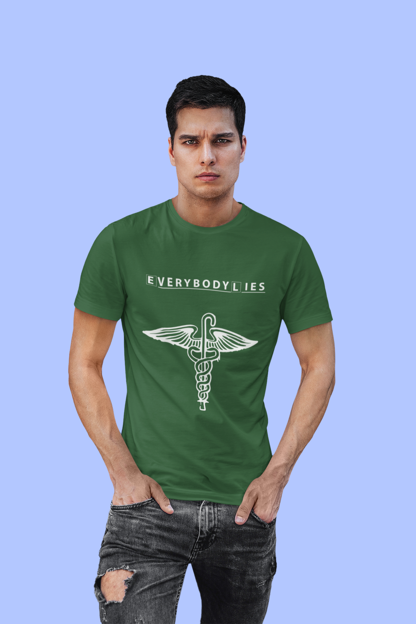 Everybody Lies House MD Special Minimalistic Design 180 GSM T-Shirt