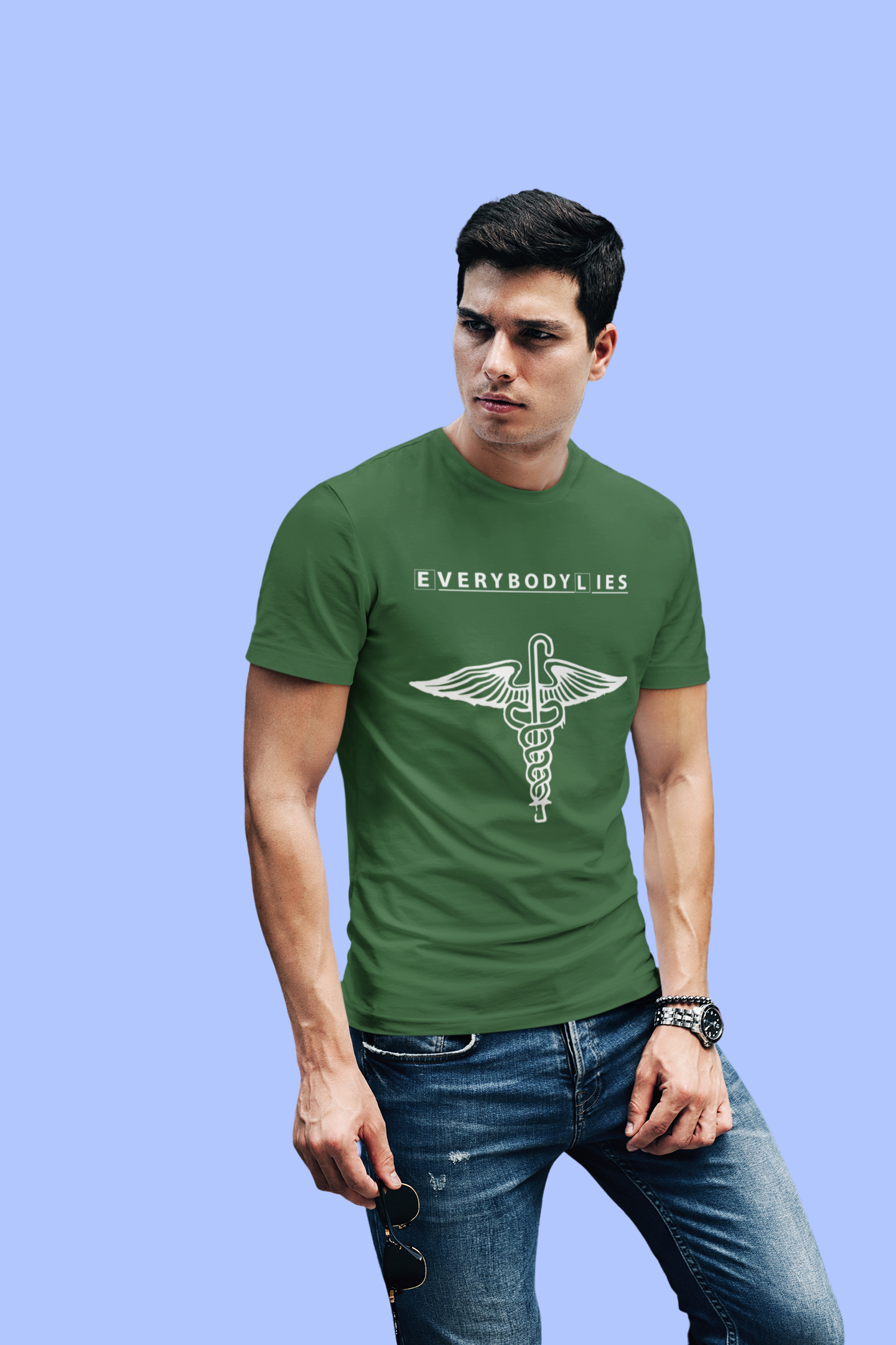 Everybody Lies House MD Special Minimalistic Design 180 GSM T-Shirt