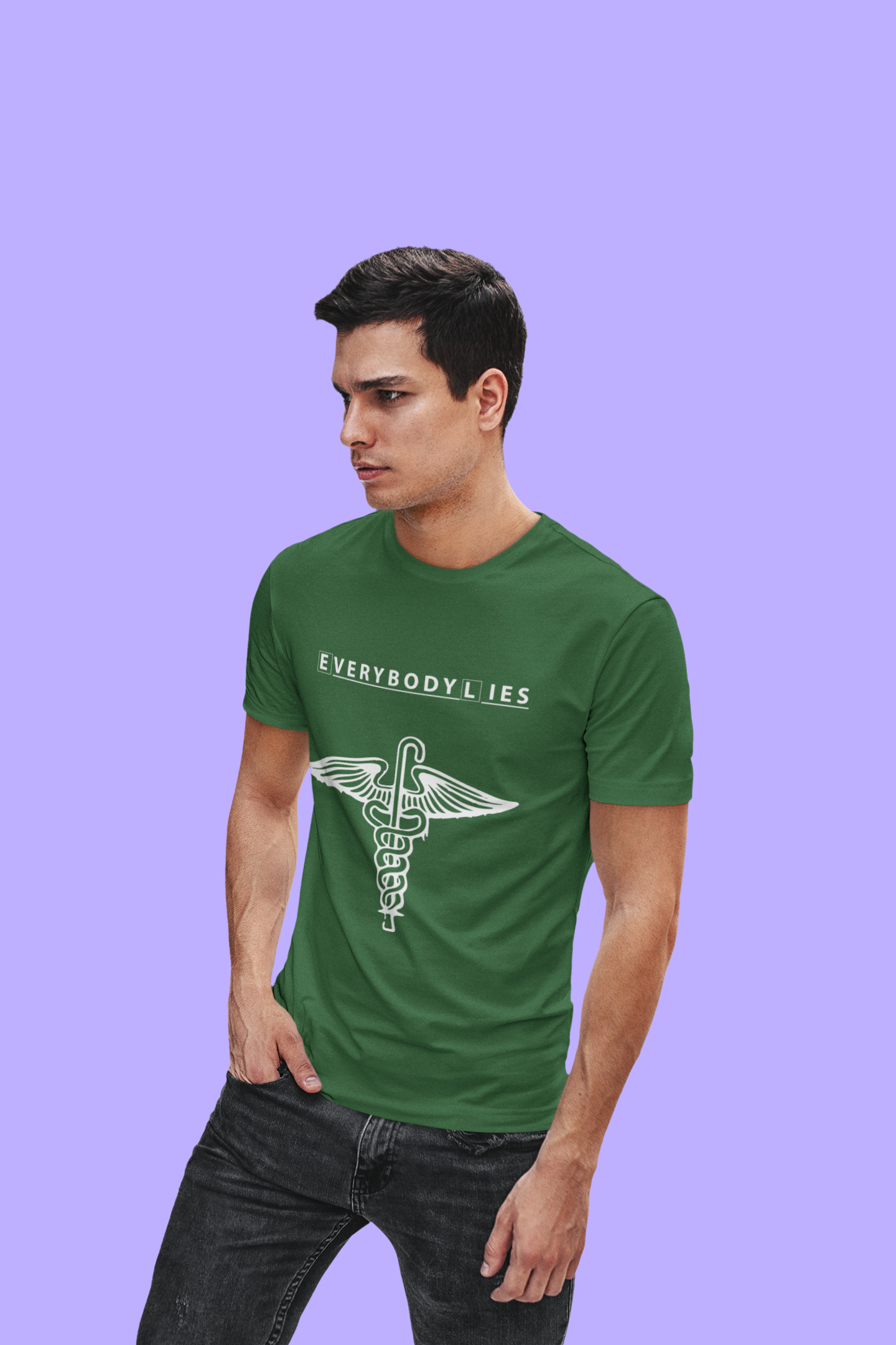 Everybody Lies House MD Special Minimalistic Design 180 GSM T-Shirt