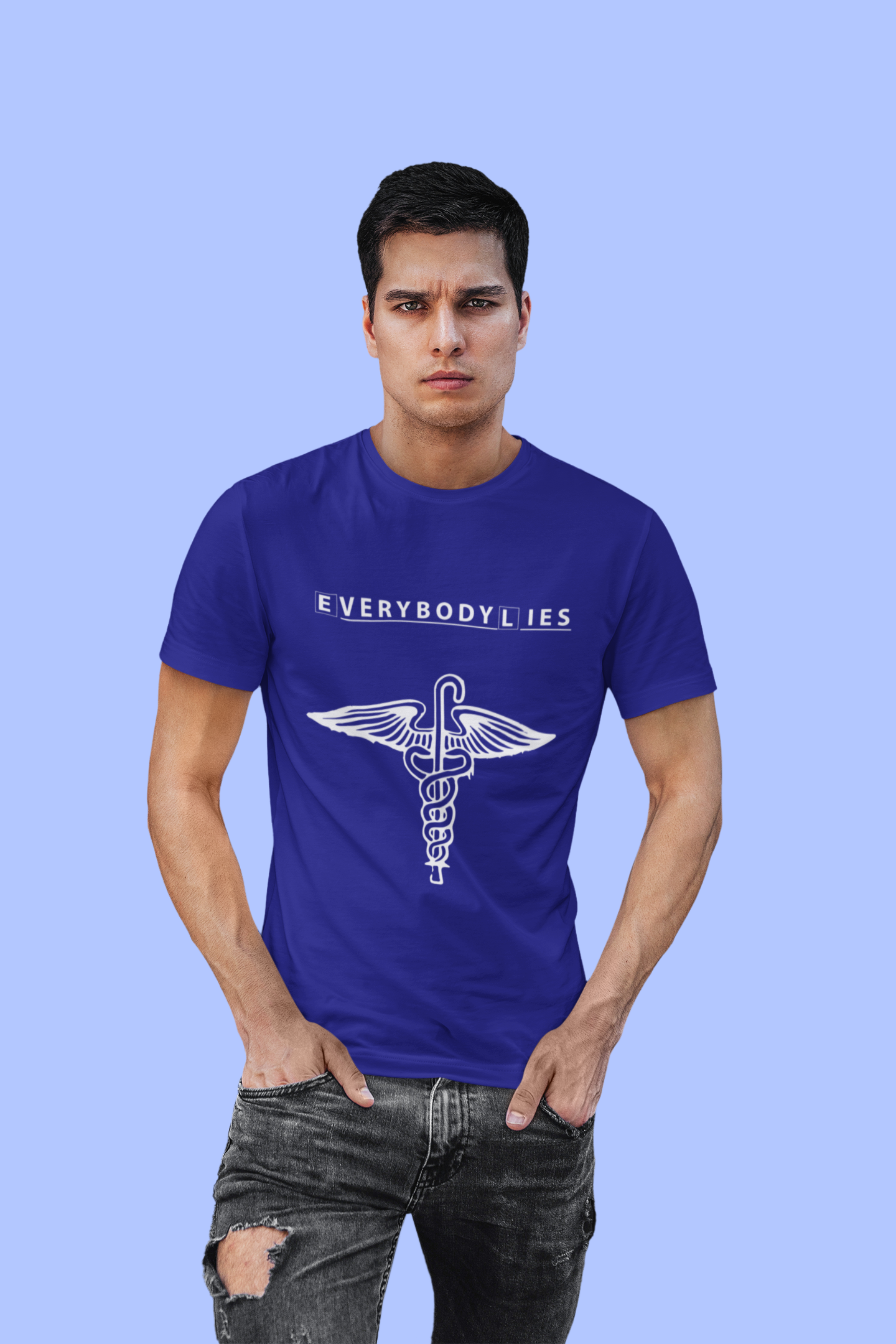 Everybody Lies House MD Special Minimalistic Design 180 GSM T-Shirt