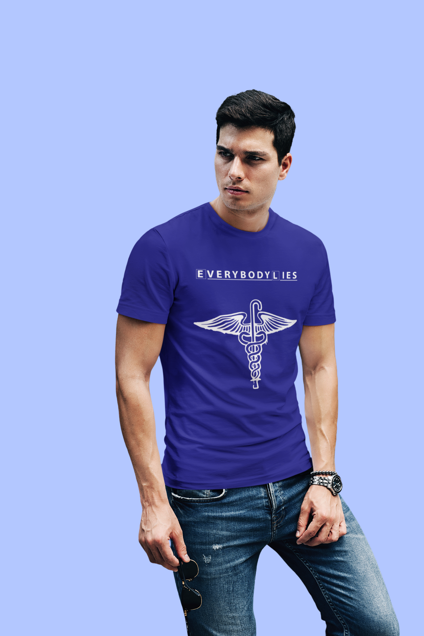 Everybody Lies House MD Special Minimalistic Design 180 GSM T-Shirt