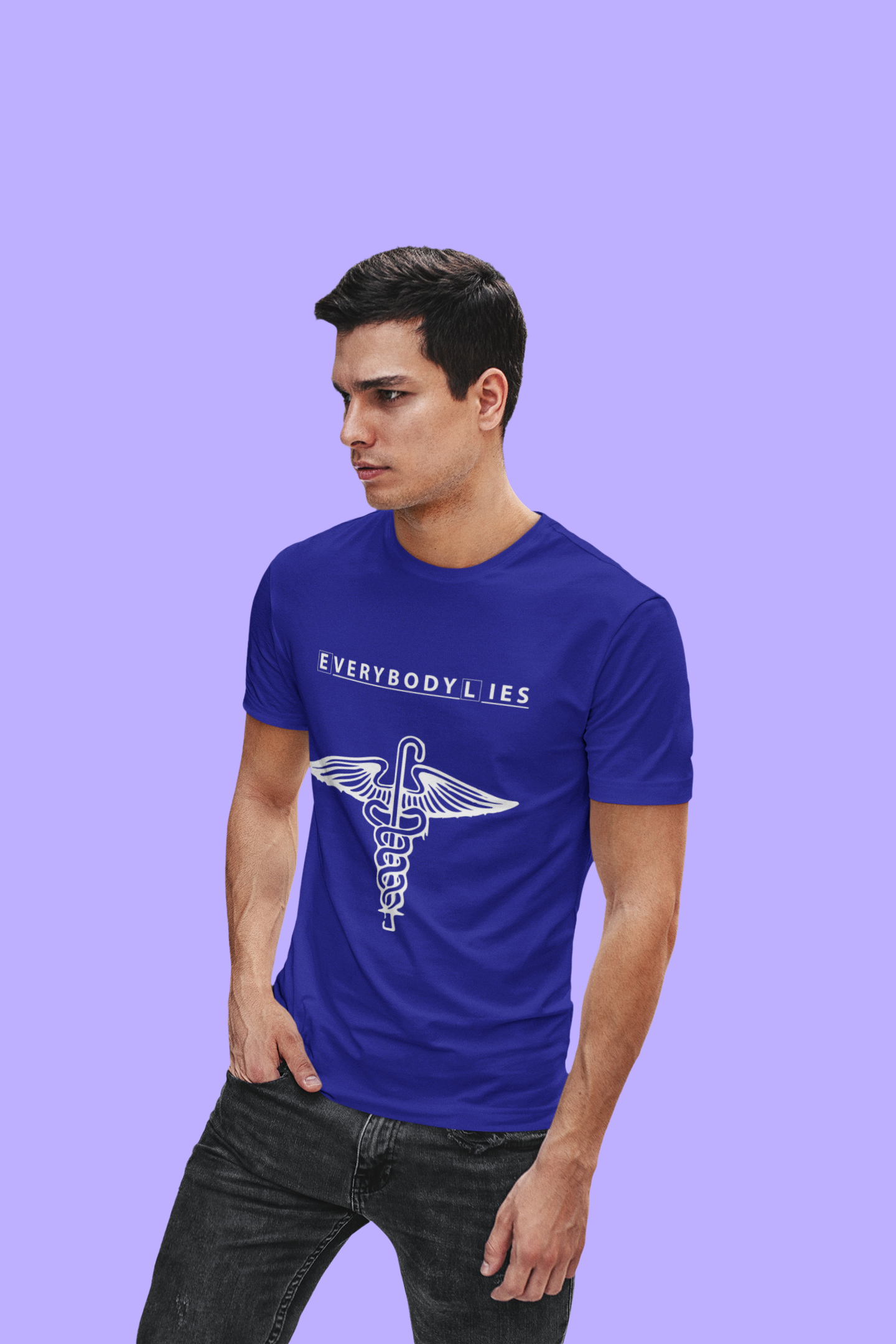 Everybody Lies House MD Special Minimalistic Design 180 GSM T-Shirt