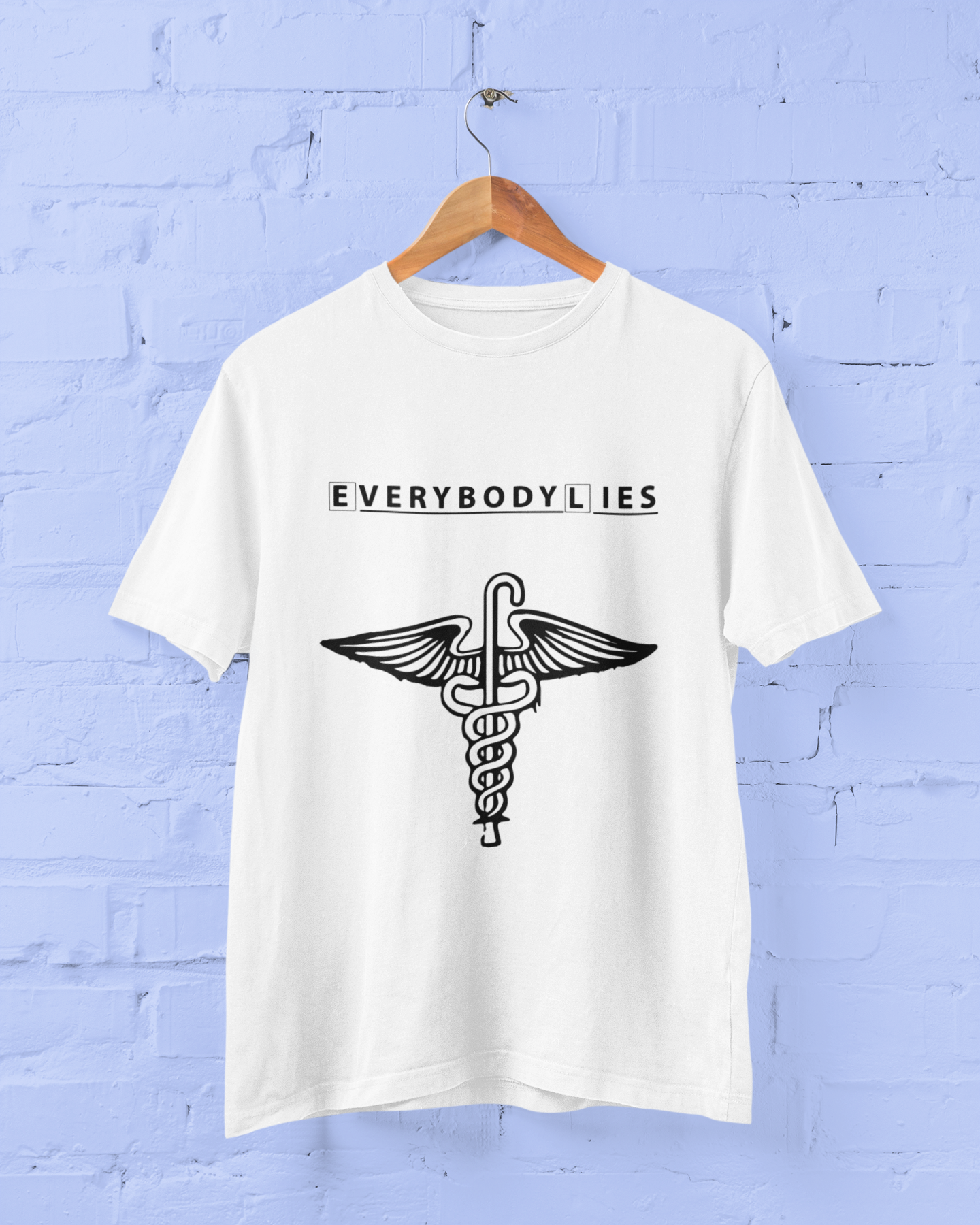 Everybody Lies House MD Special Minimalistic Design 180 GSM T-Shirt