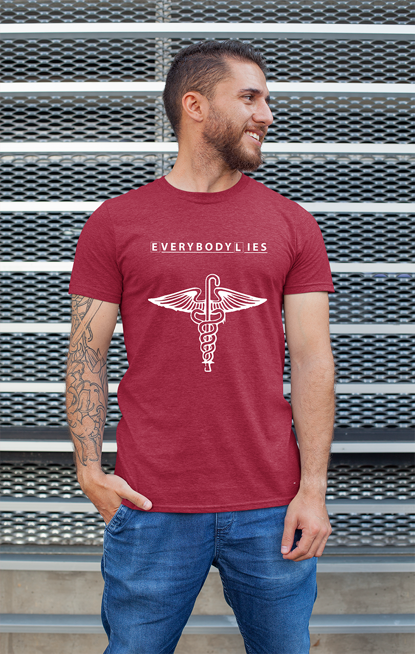 Sweaty Armpits Premium Unisex Printed T-shirts "House M.D "T.V Show", "Everybody Lies"