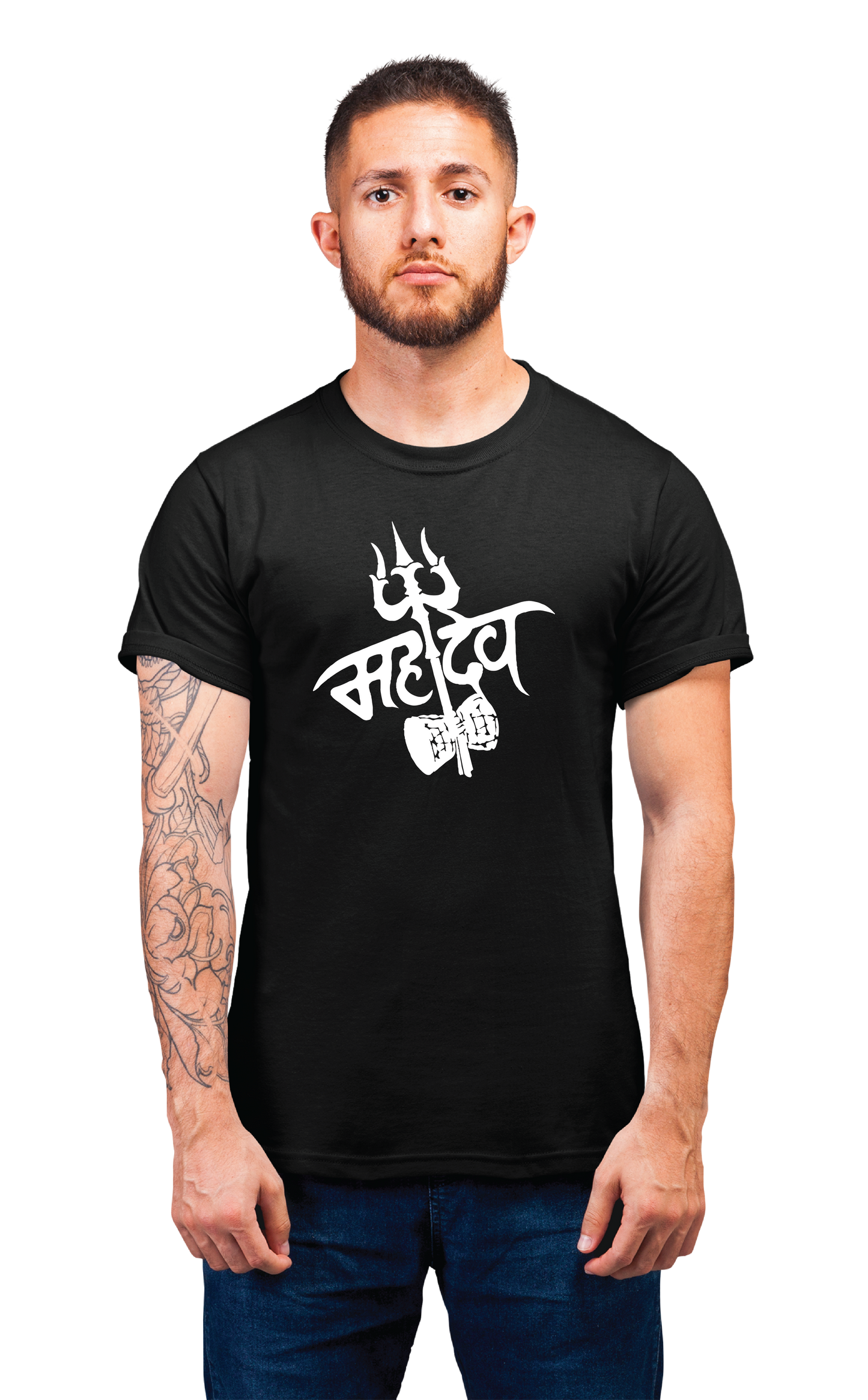 Sweaty Armpits Premium Unisex Printed T-shirts Mahadev Shankar Bhagwan "Har Har Mahadev"  Minimalistic Design
