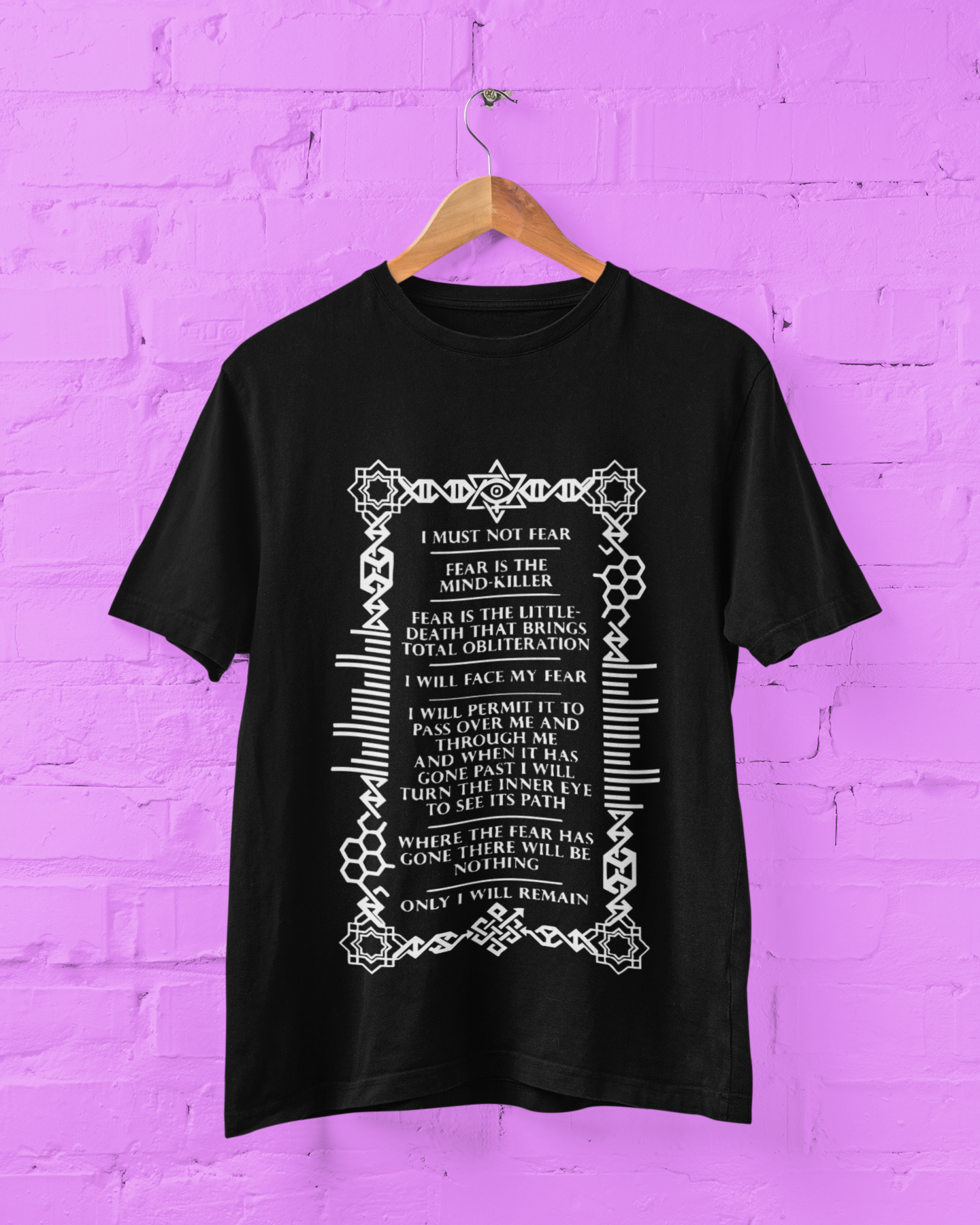 Sweaty Armpits Premium Unisex Printed T-shirts Dune Fear Minimalistic Design