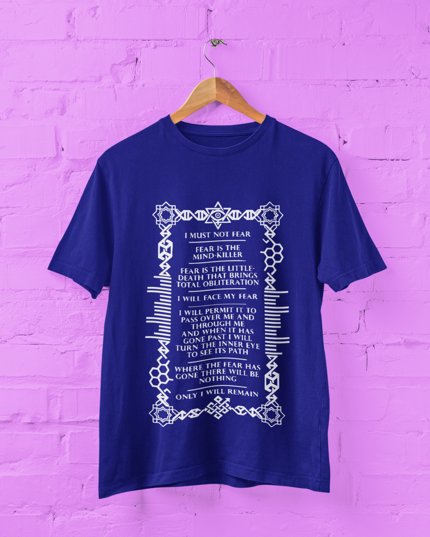 Sweaty Armpits Premium Unisex Printed T-shirts Dune Fear Minimalistic Design
