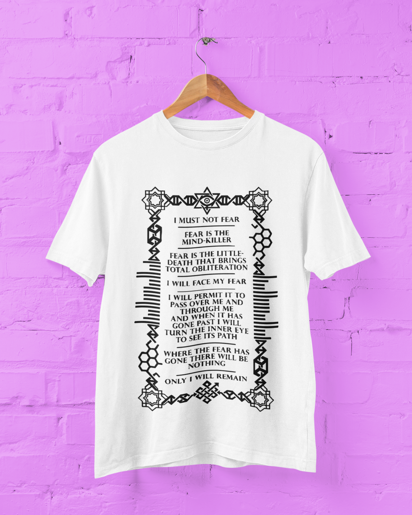 Sweaty Armpits Premium Unisex Printed T-shirts Dune Fear Minimalistic Design