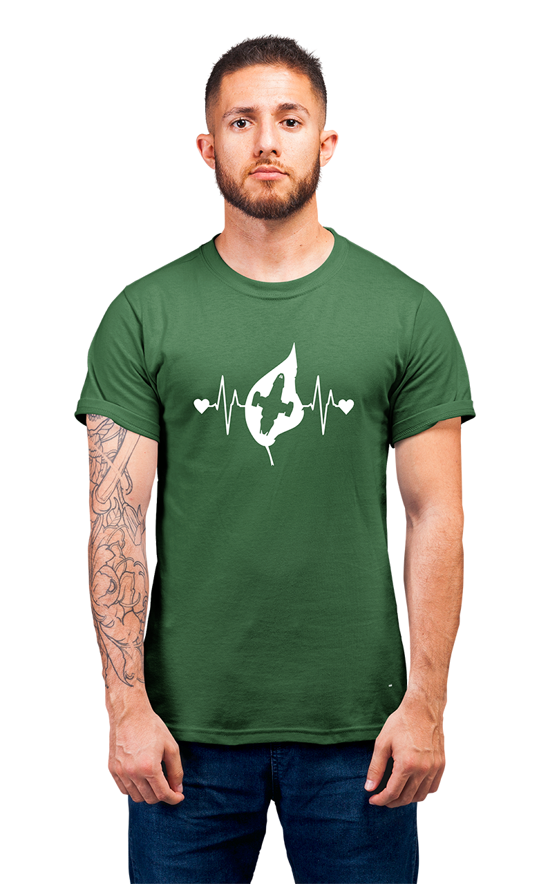 Minimalist movie-inspired T-shirt with a round neck and breathable 180 GSM material