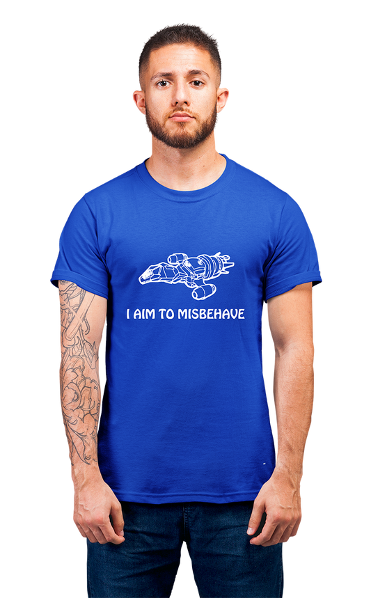 Minimalist movie-inspired T-shirt with a round neck and breathable 180 GSM material