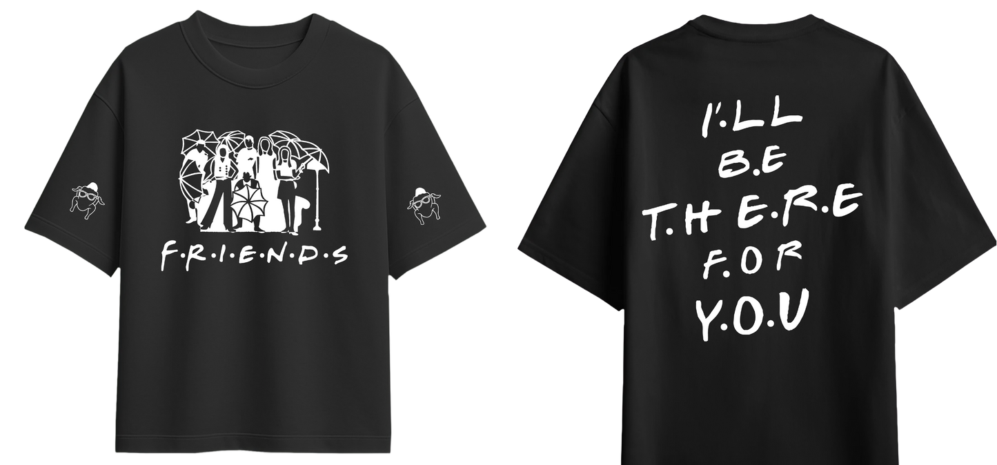 Sweaty Armpits Premium Unisex Printed Oversized Friends American Sitcom Minimalistic Design