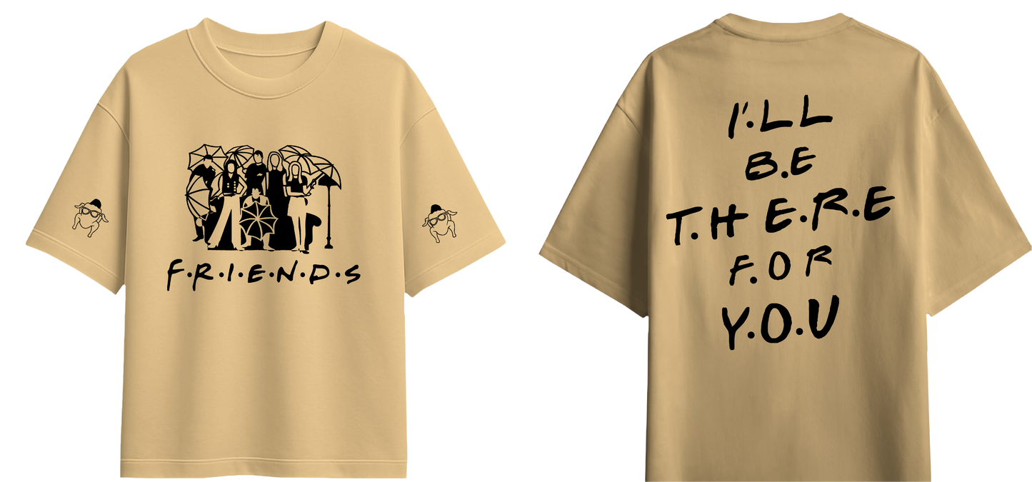 Sweaty Armpits Premium Unisex Printed Oversized Friends American Sitcom Minimalistic Design