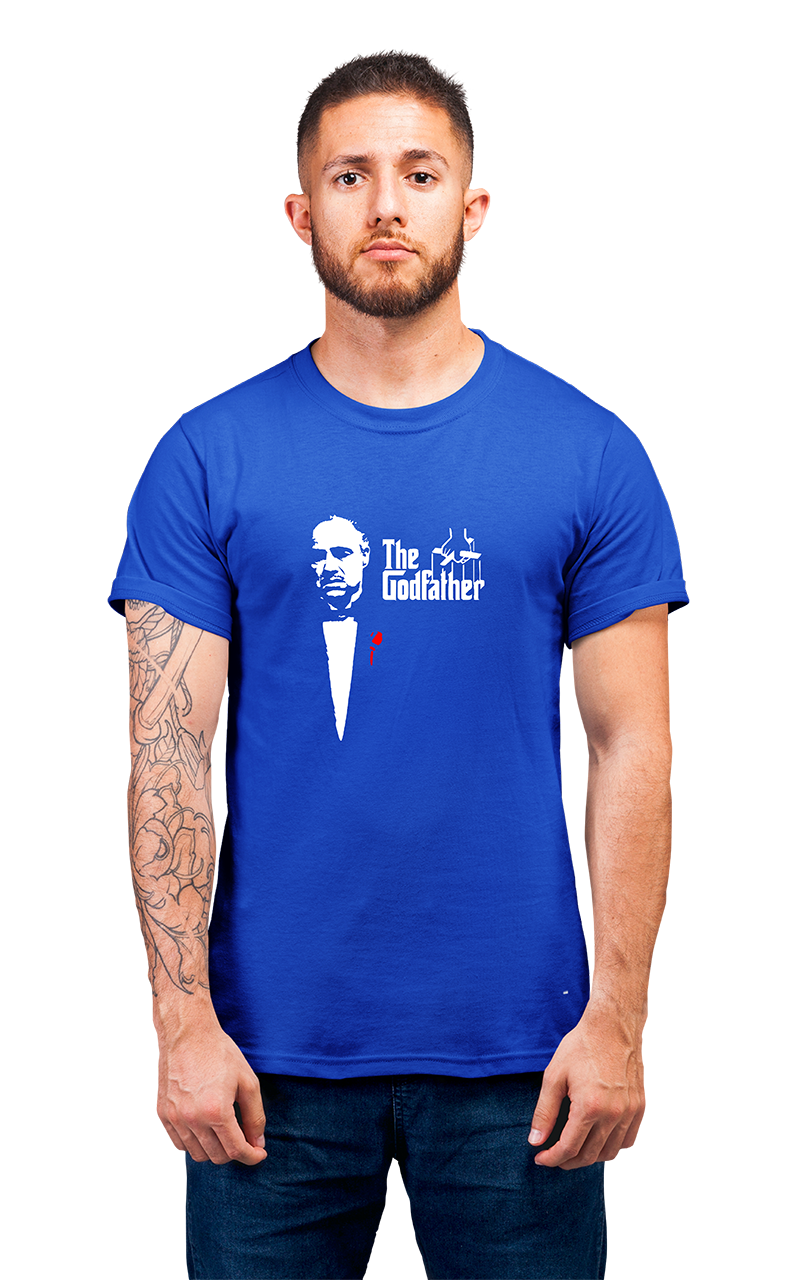 Sweaty Armpits Premium Unisex Printed T-shirts  "The Godfather" Iconic Movie, Francis Ford Coppola, Marlon Brando, Al Pacino, "An Offer You Can't Refuse" Don Carleone Minimalistic Design