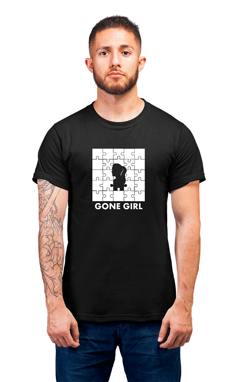 Sweaty Armpits Premium Unisex Printed T-shirtGone Girl, "David Fincher" Psychological Thriller Movie, Movie Enthusiast Special   Minimalistic Design