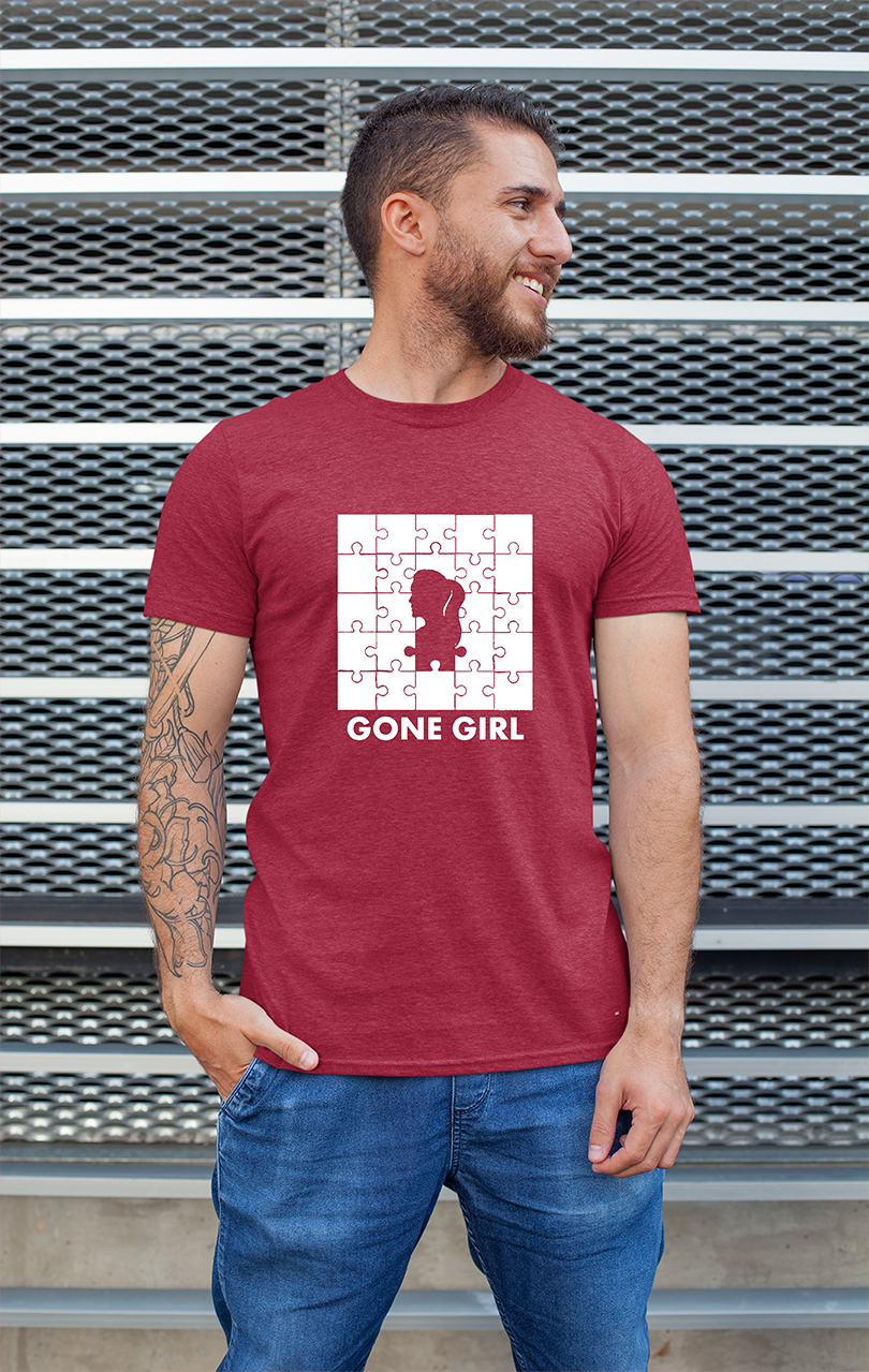 Sweaty Armpits Premium Unisex Printed T-shirtGone Girl, "David Fincher" Psychological Thriller Movie, Movie Enthusiast Special   Minimalistic Design