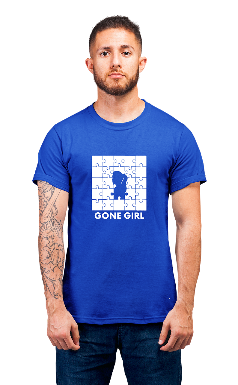 Minimalist movie-inspired T-shirt with a round neck and breathable 180 GSM material