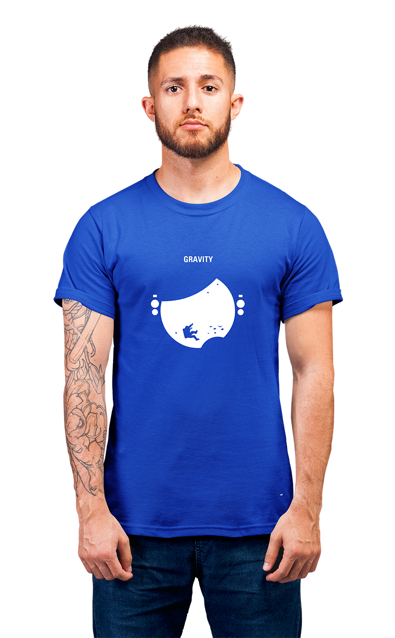 Sweaty Armpits Premium Unisex Printed  "Gravity" "International Space Station" "Space-Drama" Oscar Winning Movie Alfanso Cuaron Sandra Bullock Minimalistic Design