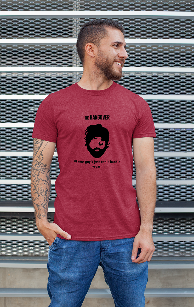 Sweaty Armpits Premium Unisex Printed T-shirts  "The Hangover" Las Vegas Movie, Comedy Movie, Todd Phillips, Minimalistic Design