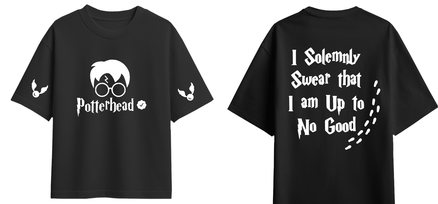Sweaty Armpits Premium Unisex Oversized T-Shirts  Harry Potter Wizard Special Potterhead Collectable Minimalistic Design