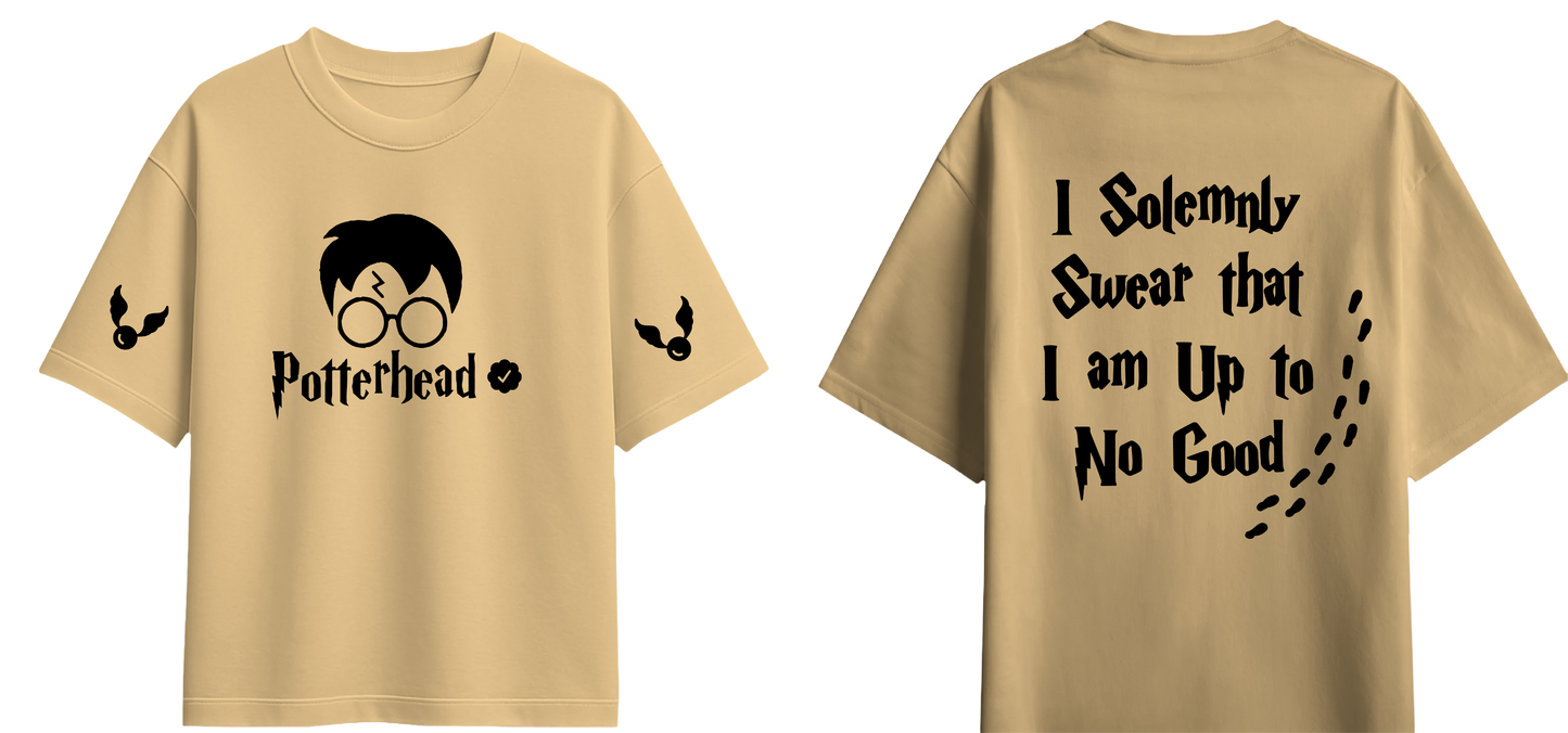 Sweaty Armpits Premium Unisex Oversized T-Shirts  Harry Potter Wizard Special Potterhead Collectable Minimalistic Design