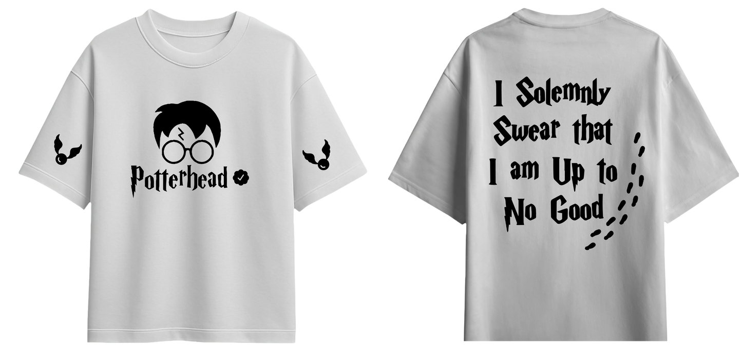 Sweaty Armpits Premium Unisex Oversized T-Shirts  Harry Potter Wizard Special Potterhead Collectable Minimalistic Design
