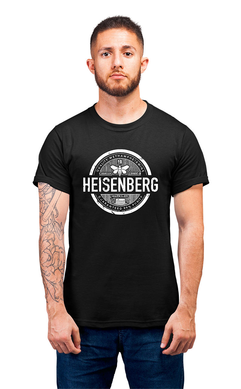 Minimalist movie-inspired T-shirt with a round neck and breathable 180 GSM material