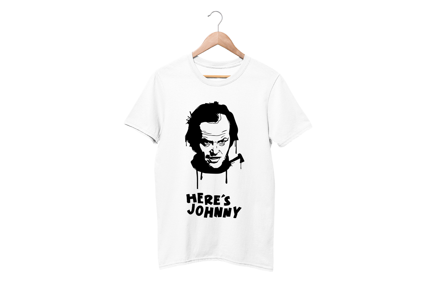 Minimalist movie-inspired T-shirt with a round neck and breathable 180 GSM material