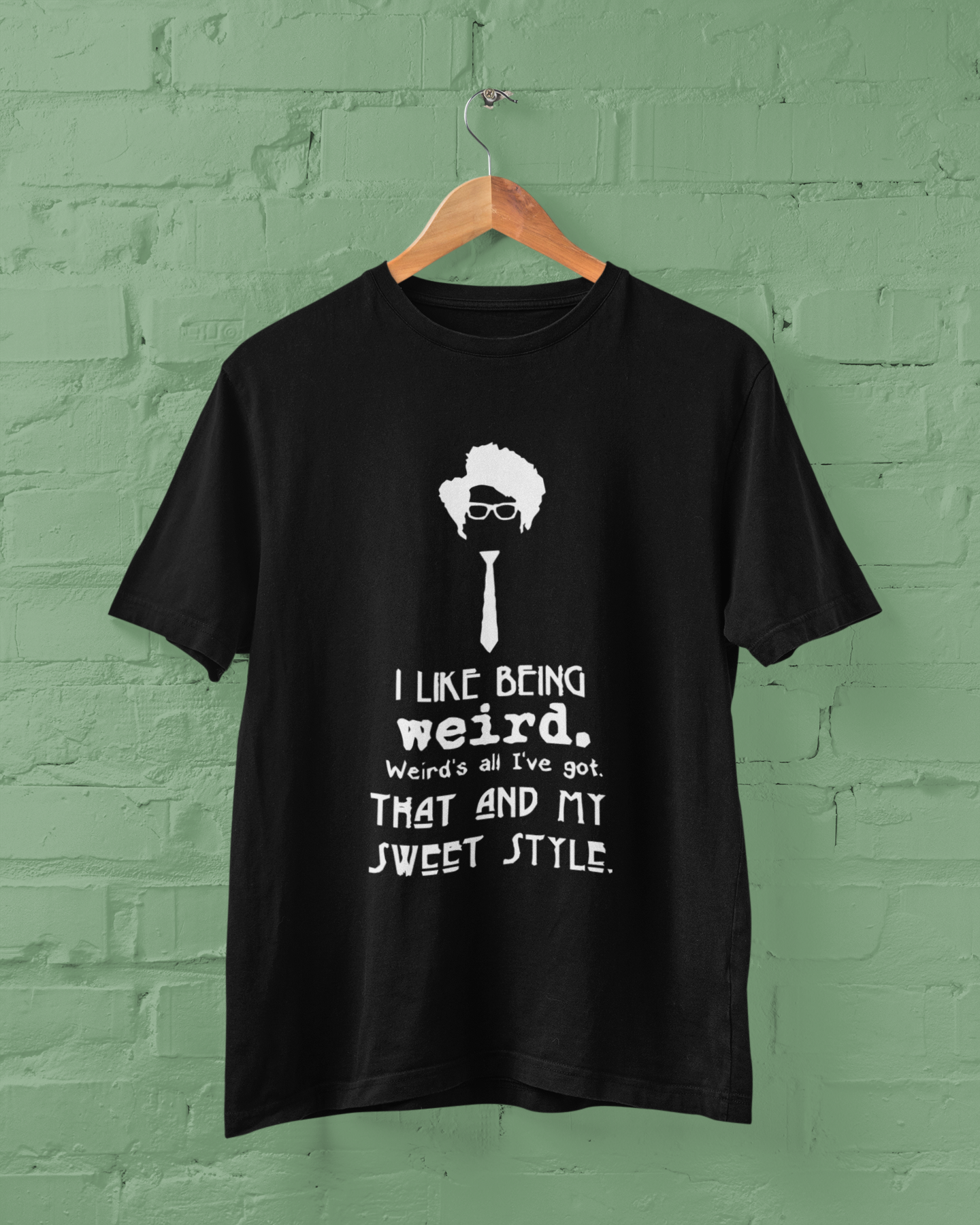 Sweaty Armpits Premium Unisex Printed T-shirts The IT Crowd MOSS Minimalistic Design