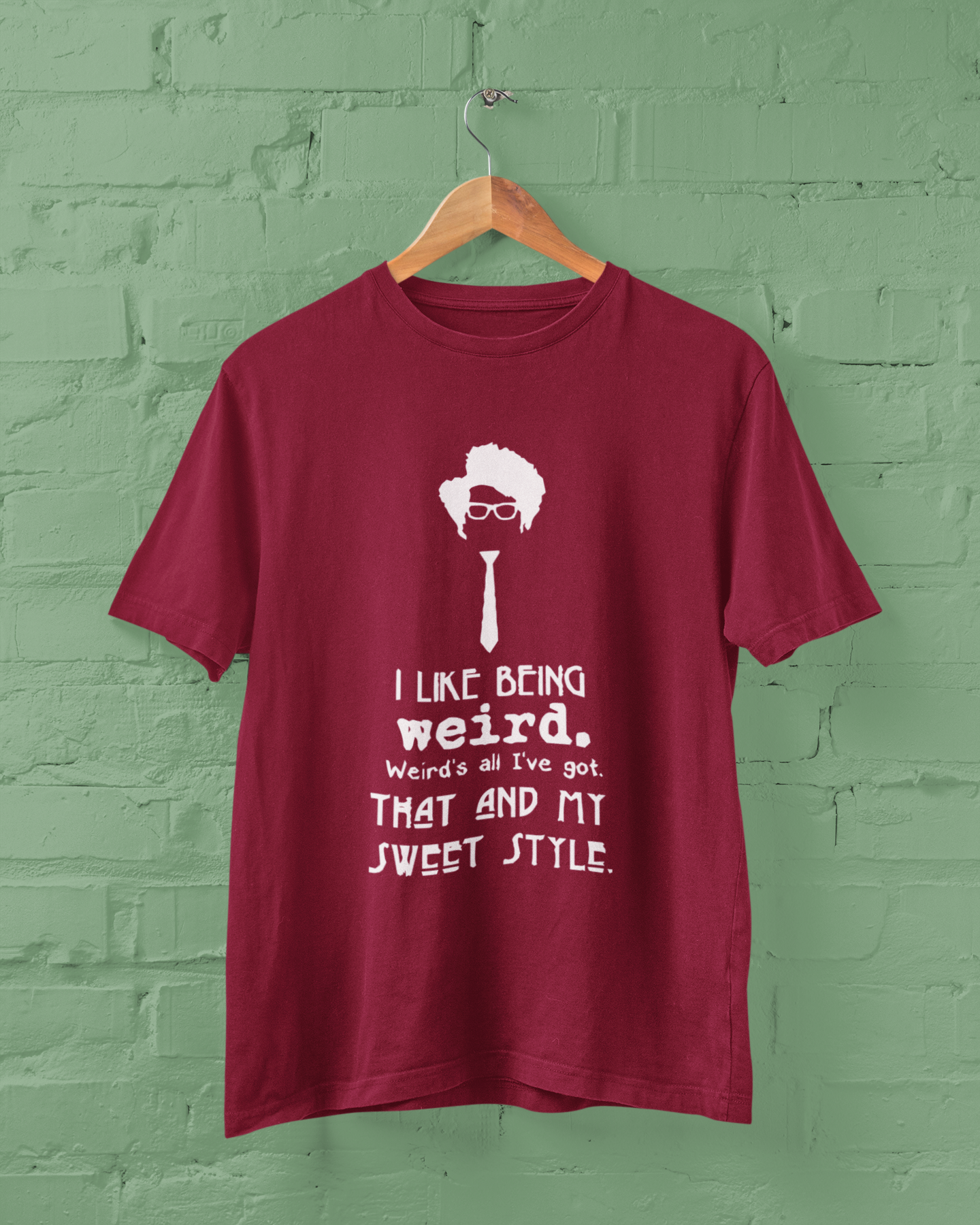 Sweaty Armpits Premium Unisex Printed T-shirts The IT Crowd MOSS Minimalistic Design