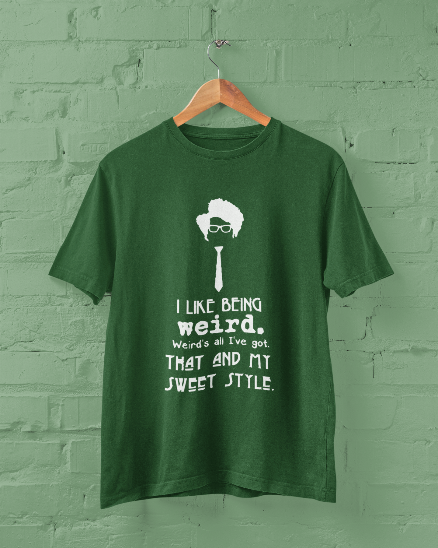 Sweaty Armpits Premium Unisex Printed T-shirts The IT Crowd MOSS Minimalistic Design