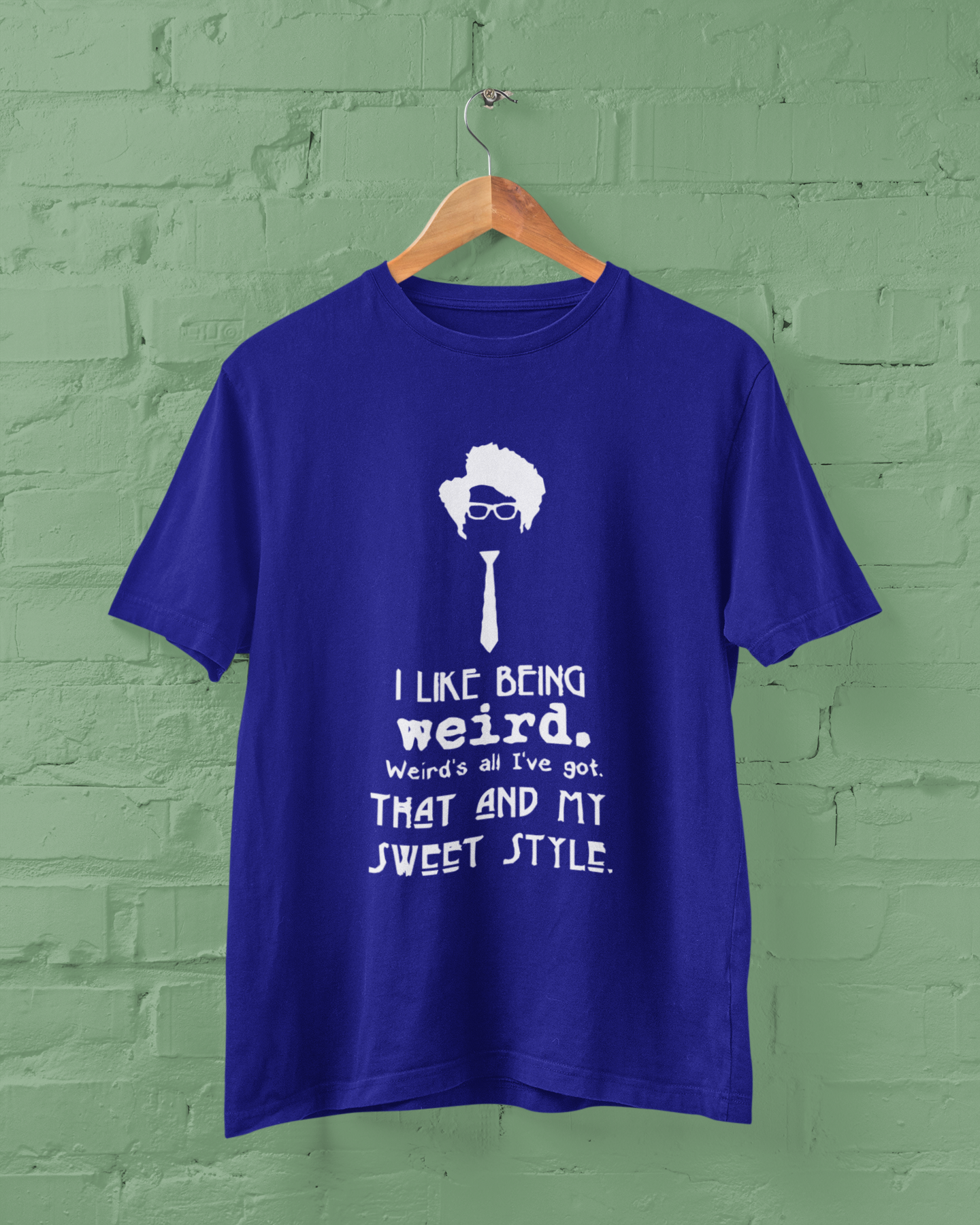 Sweaty Armpits Premium Unisex Printed T-shirts The IT Crowd MOSS Minimalistic Design