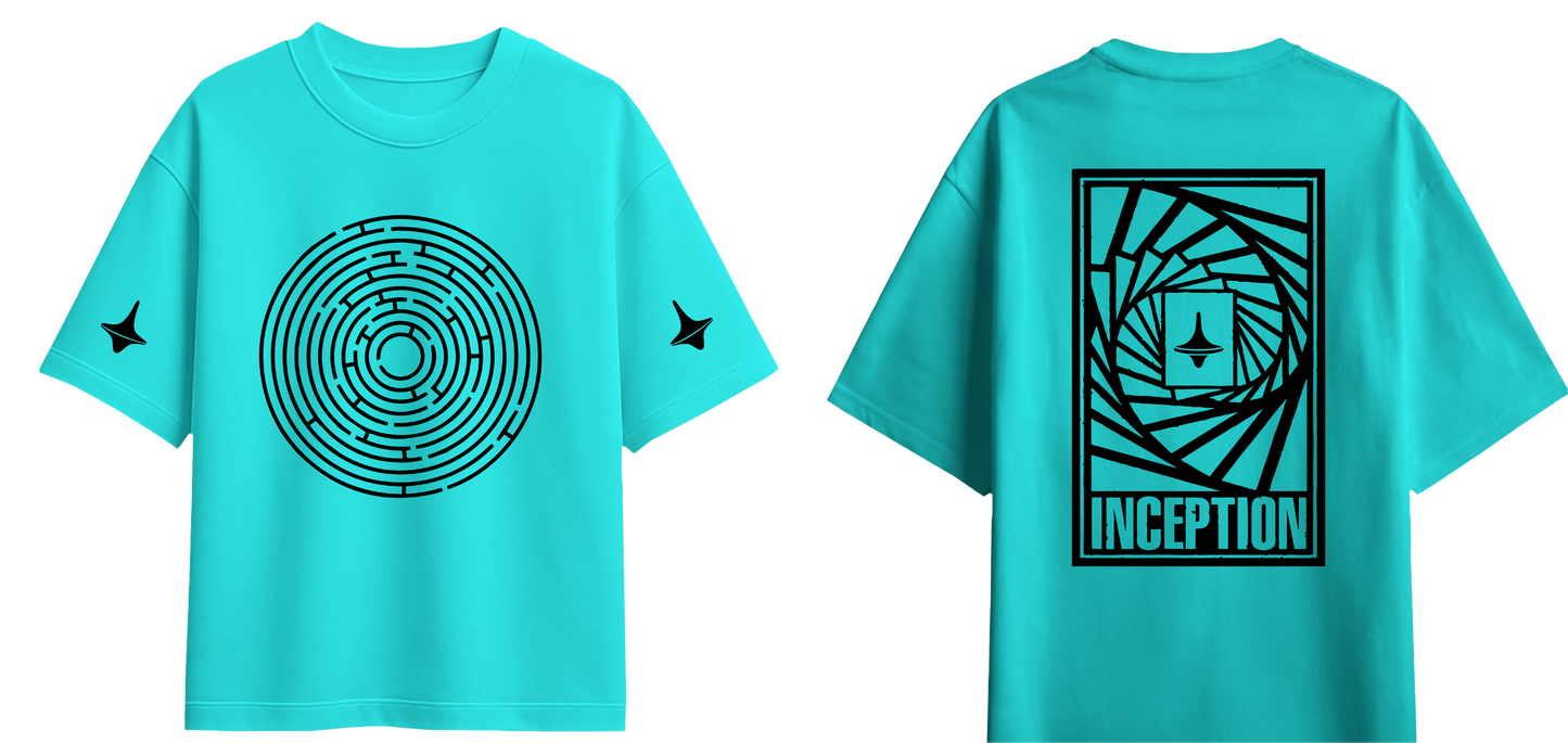 Sweaty Armpits Premium Unisex Oversized T-Shirts Inception Christopher Nolan's  Heist Thriller Movie Minimalisitc Design