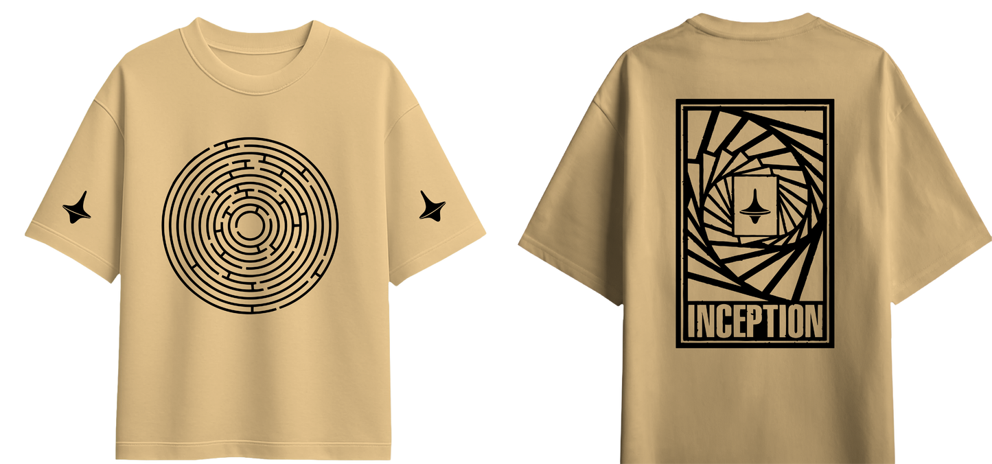 Sweaty Armpits Premium Unisex Oversized T-Shirts Inception Christopher Nolan's  Heist Thriller Movie Minimalisitc Design