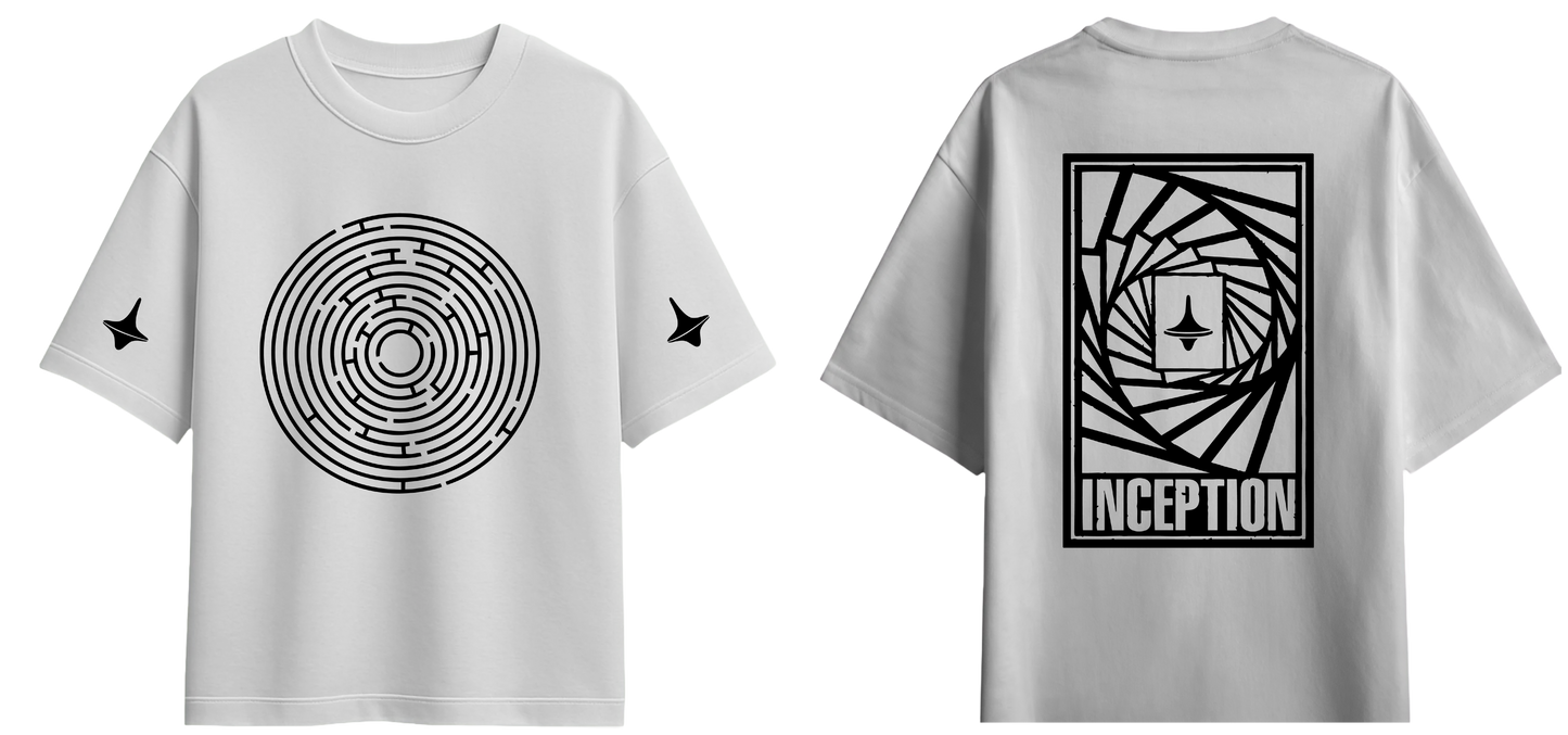 Sweaty Armpits Premium Unisex Oversized T-Shirts Inception Christopher Nolan's  Heist Thriller Movie Minimalisitc Design