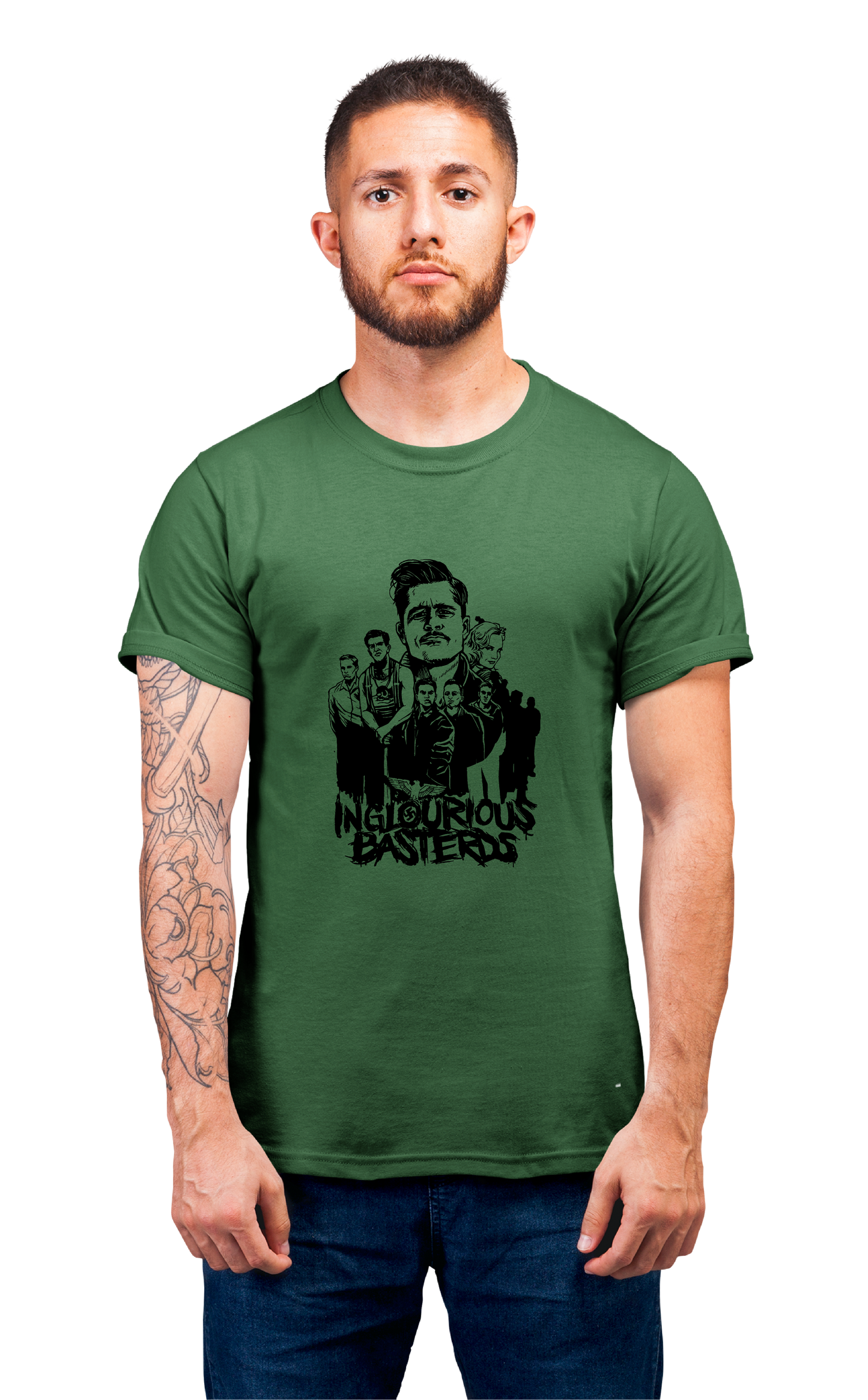 Minimalist movie-inspired T-shirt with a round neck and breathable 180 GSM material