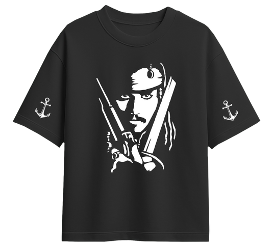 Minimalist movie-inspired T-shirt with a round neck and breathable 180 GSM material