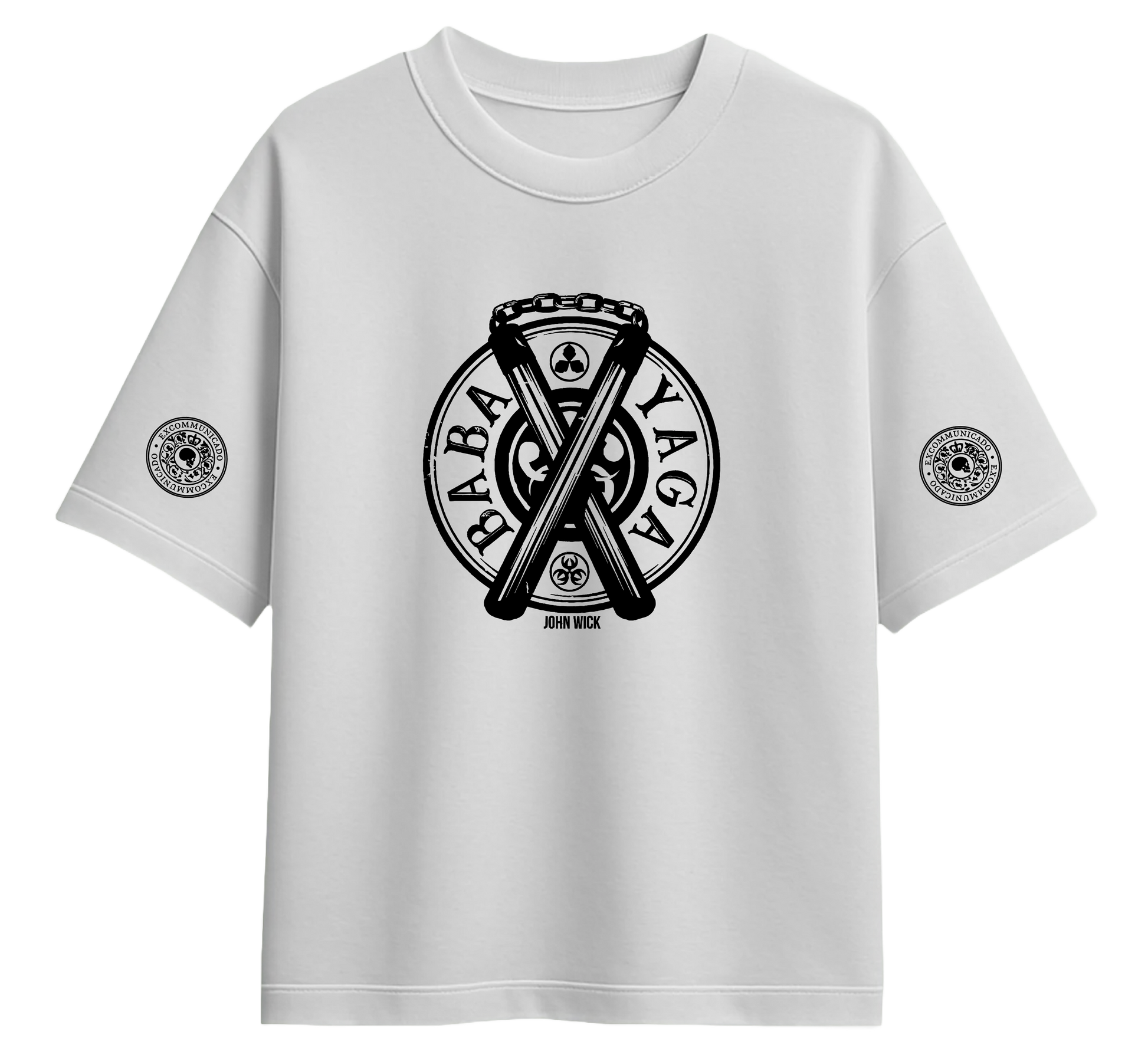 Minimalist movie-inspired T-shirt with a round neck and breathable 180 GSM material