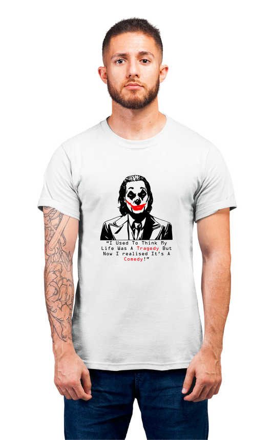 Minimalist movie-inspired T-shirt with a round neck and breathable 180 GSM material