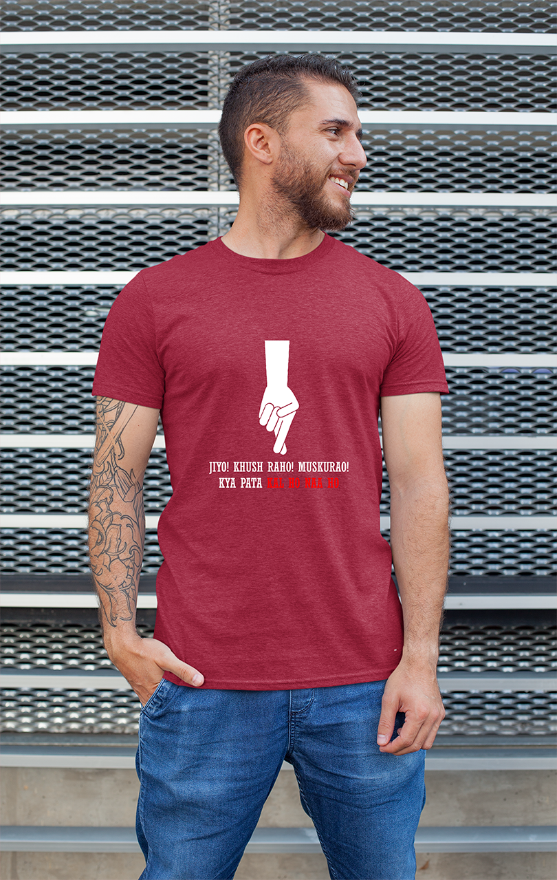 Sweaty Armpits Premium Unisex Printed T-shirt Hindi Movie Kal Ho Na Ho Minimalistic Design