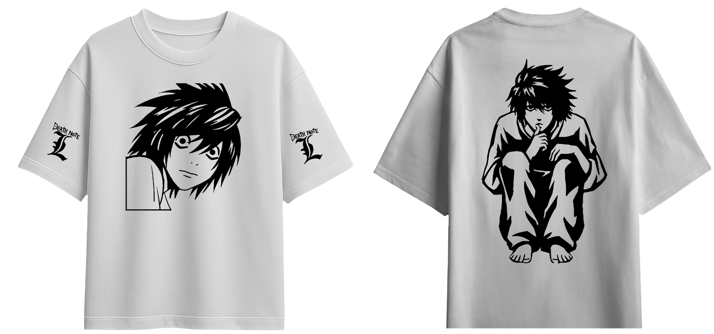 Sweaty Armpits Premium Unisex Oversized T-Shirts "L" Death Note Anime Minimalistic Design