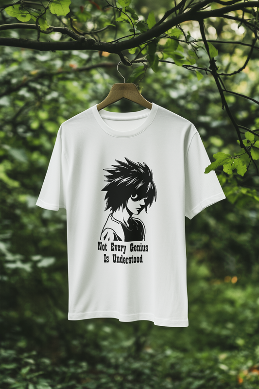 Minimalist movie-inspired T-shirt with a round neck and breathable 180 GSM material
